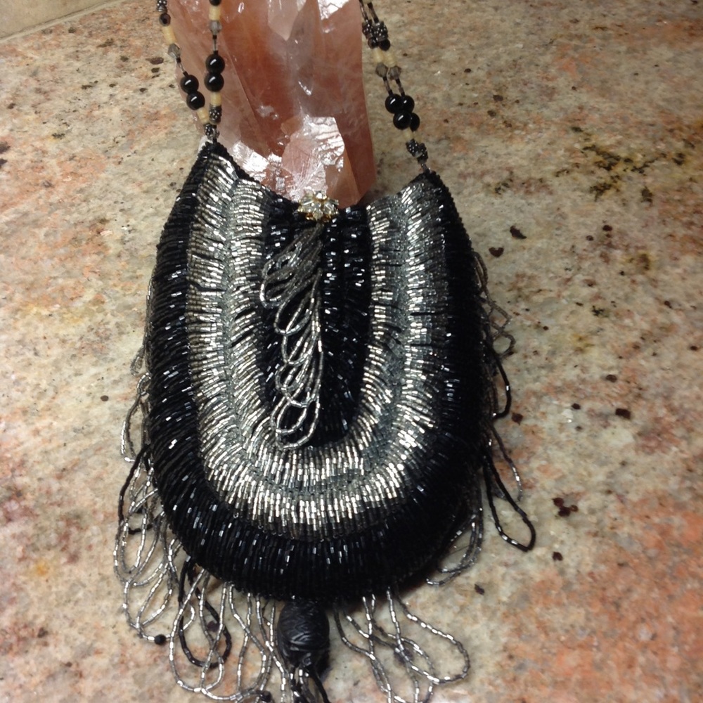 Beaded Pouch - image 1